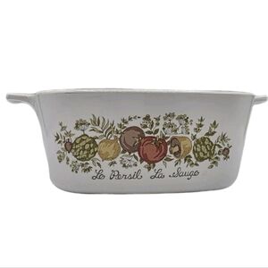 Corning Ware Spice of Life Bowl Le Persil La Sauge A-1 1/2-B Casserole Dish
